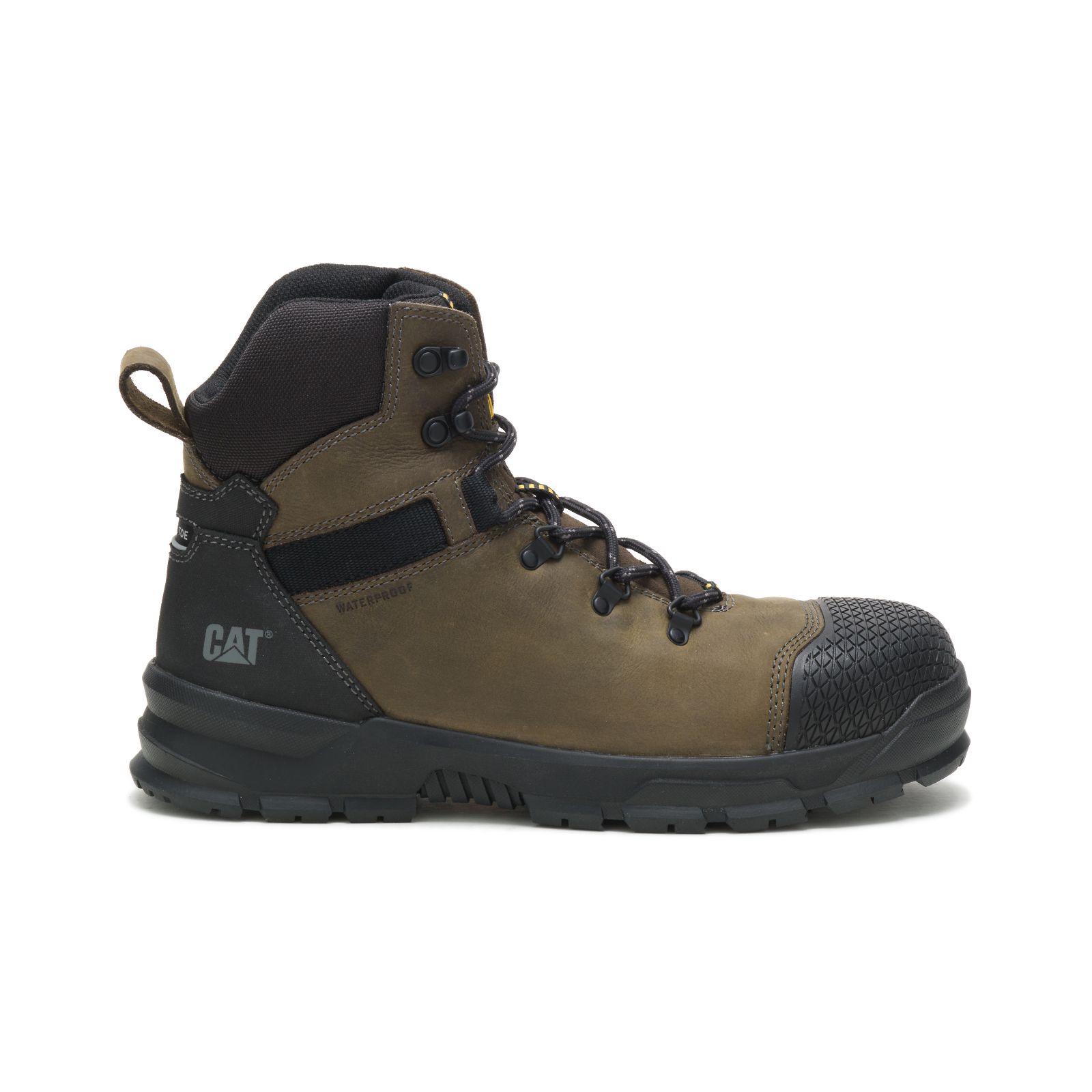 Caterpillar Accomplice X Waterproof Steel Toe Philippines - Mens Work Boots - Deep Green/Black 87094KJUI